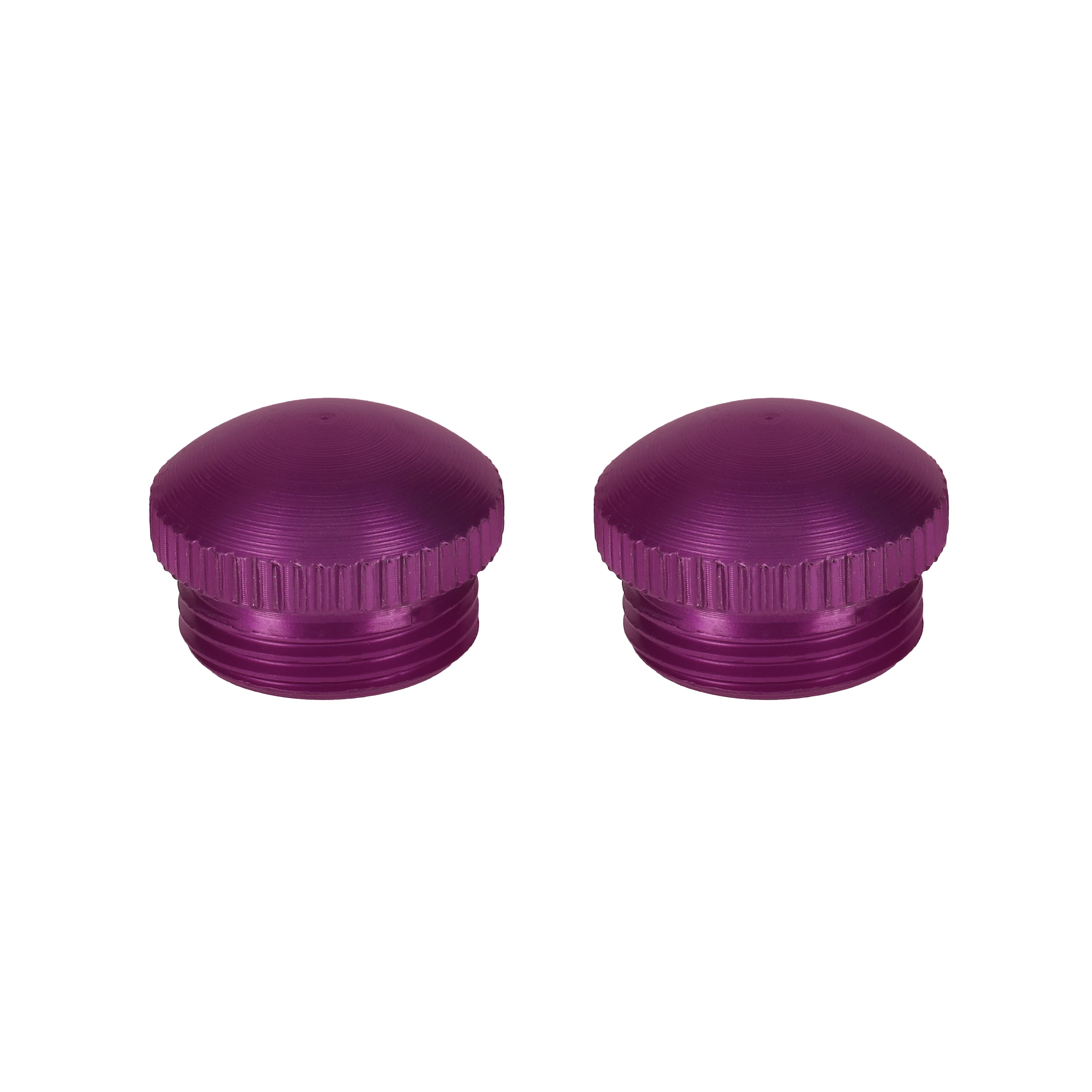 Alu MTB Bicycle Flat Pedal End Caps End Bolts Thumb Turn Purple